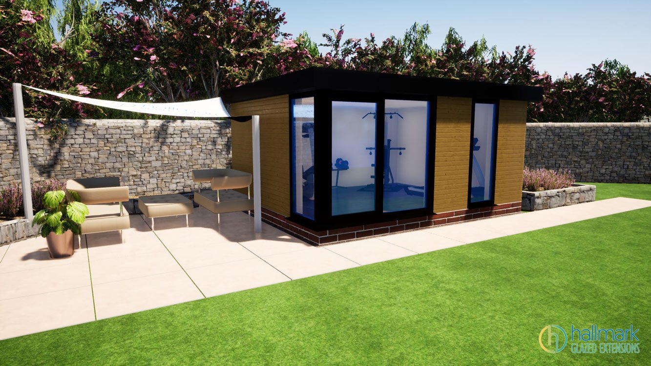 Hallmark Glazed Extensions - Garden Room Home Gym