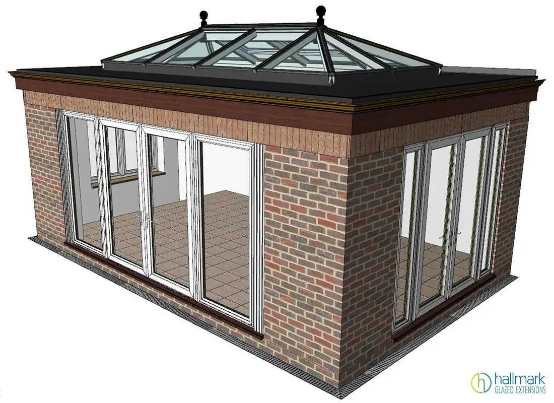 Mr Hook - PVC Aluminium Orangery - HallmarkGlazedExtensions.co.uk