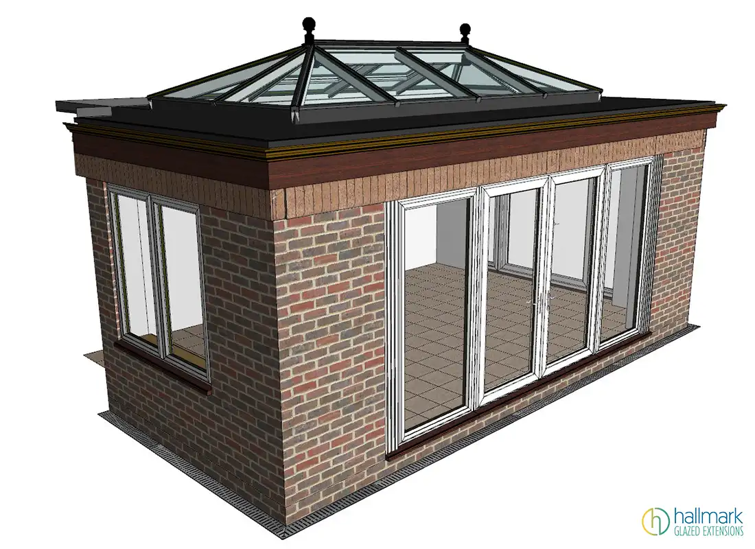 Mr Hook - PVC Aluminium Orangery - HallmarkGlazedExtensions.co.uk