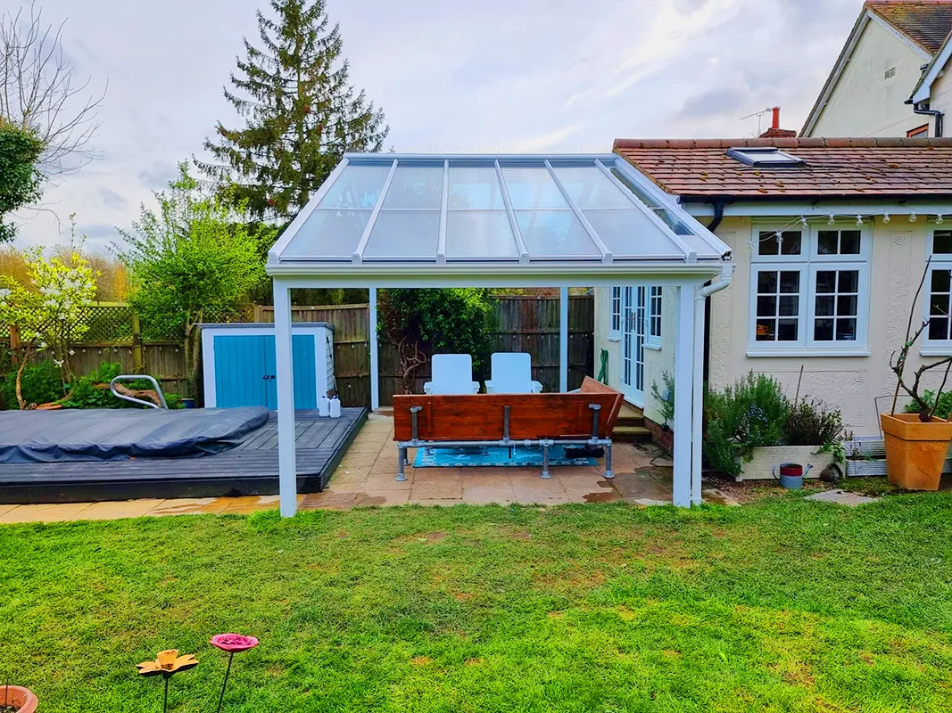 Poolside Glass Roof Veranda - Hallmark Glazed extensions