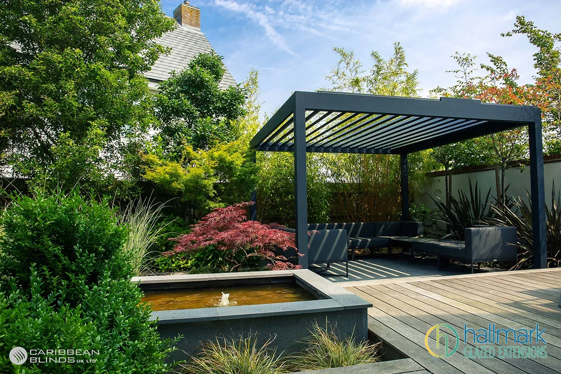 Louvered-roof Pergola Eastbourne