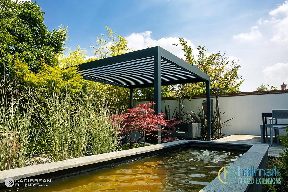 Louvered-Roof Pergola - Polegate