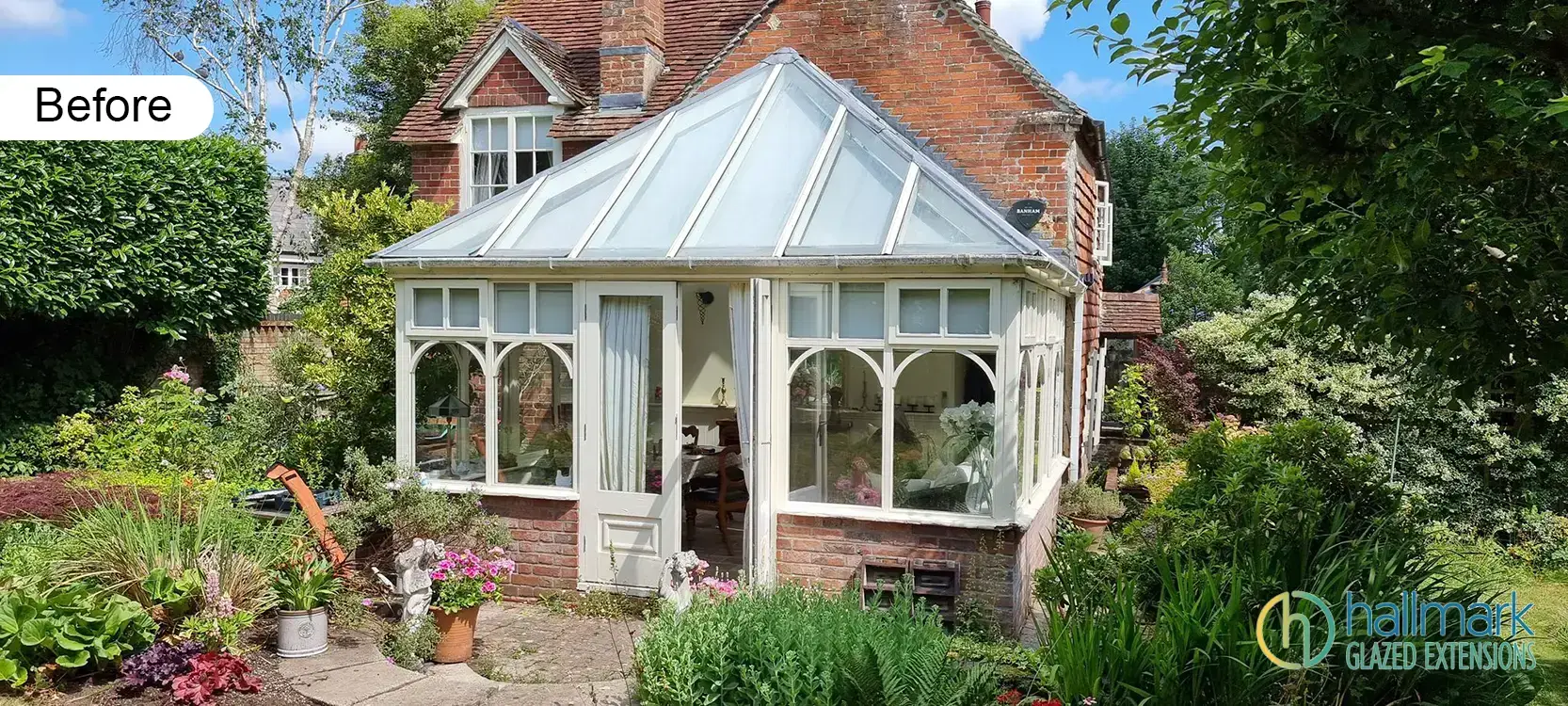 Gray - Sapele Hardwood Orangery - Listed Property
