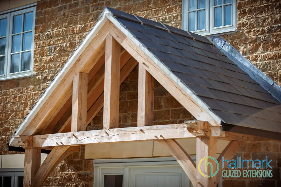Oak Frame Porch Tiles Roof