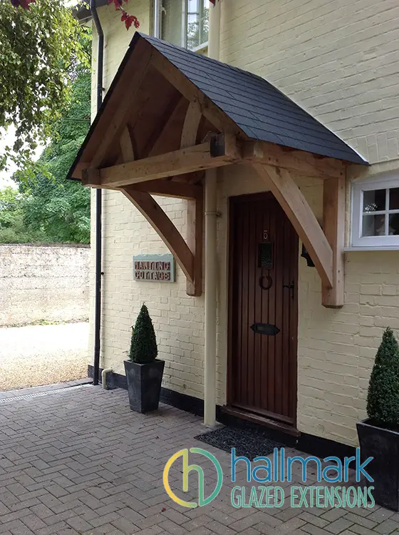 Oak Frame Wall Mounted Door Porch