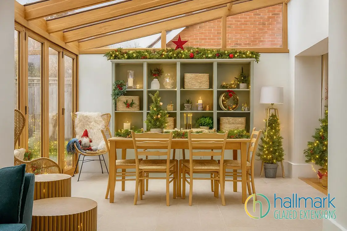 Modern Conservatory Dining Area - Hallmark Glazed Extensions