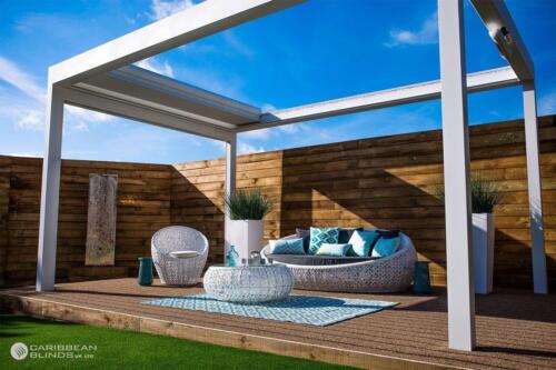 Modern pergola roof in Hailsham