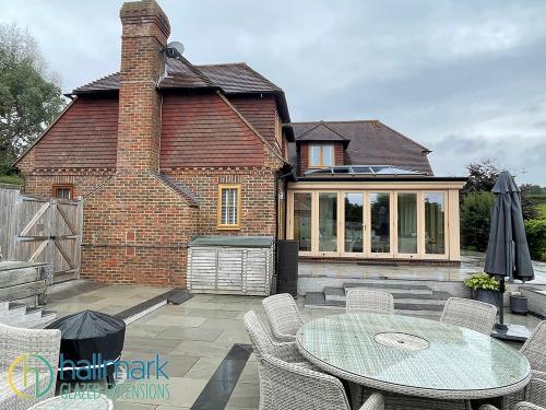Oak Orangery Bifold Doors Uckfield