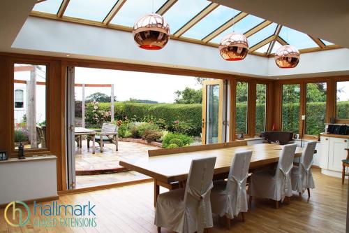 Oak Orangery Bifold Doors West Sussex